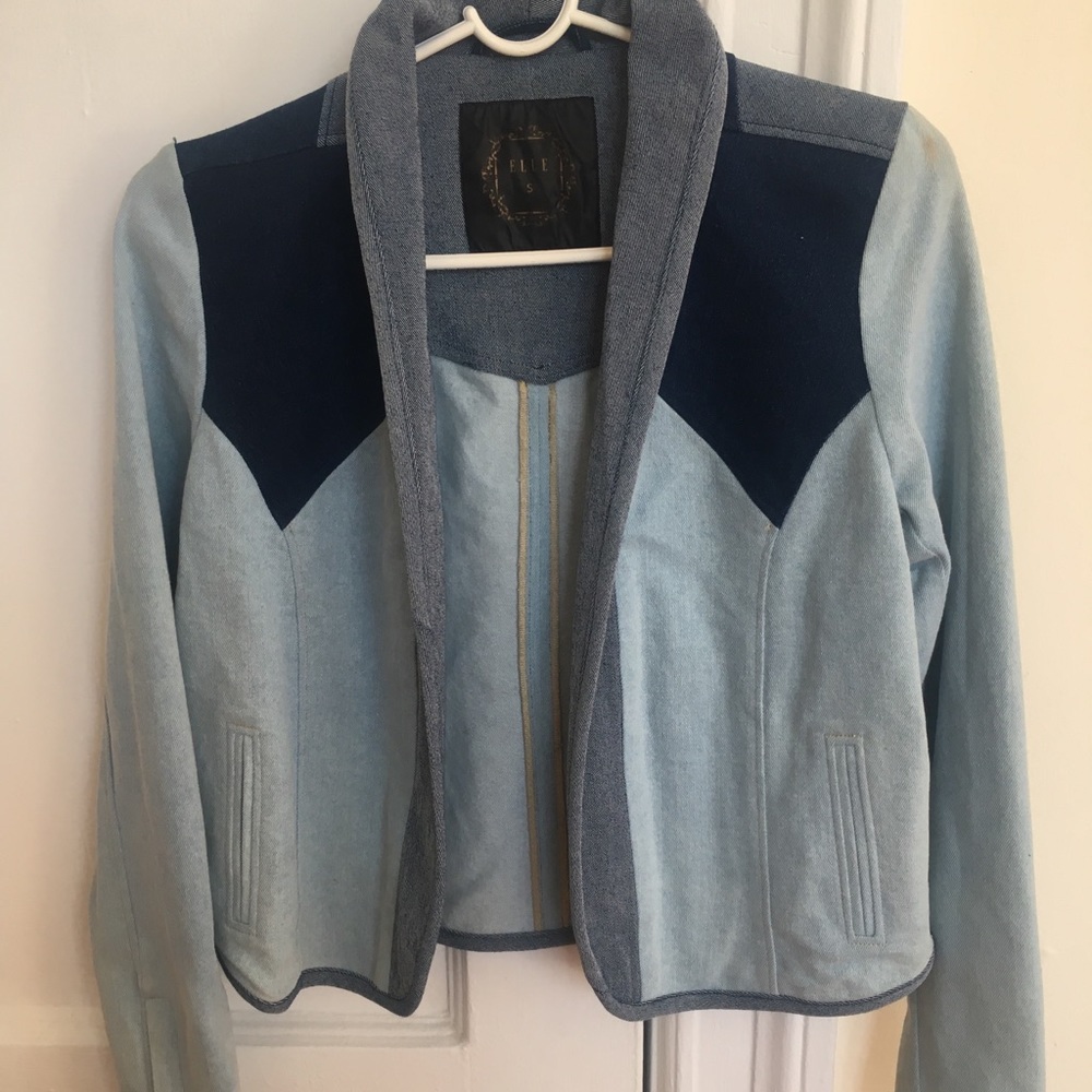 Vintage denim blazer style jacket